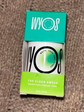 WYOS The Clean Sweep Gentle Face Cleanser Stick 1.9 oz New in Box Made in Italy